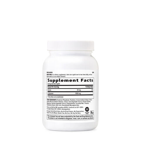 GNC L-GLUTAMINE 1000 MG - 50 Tablets - welzo