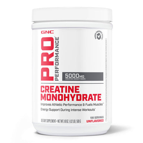 GNC GNC PRO PERFORMANCE® CREATINE MONOHYDRATE 5000 MG [(UNFLAVORED 100 SVG)