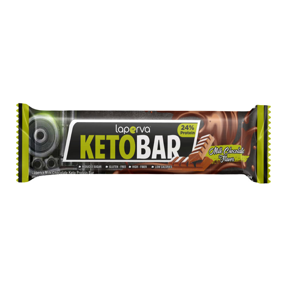 Laperva Keto Bar, Milk Chocolate, 1 Bar - Laperva