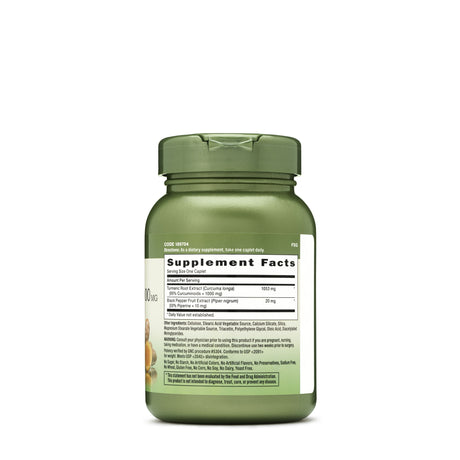 GNC Herbal Plus Turmeric 1050 + Piperine - welzo