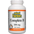 Complete B, 100 mg, 180 Tablets, Natural Factors - Natural Factors