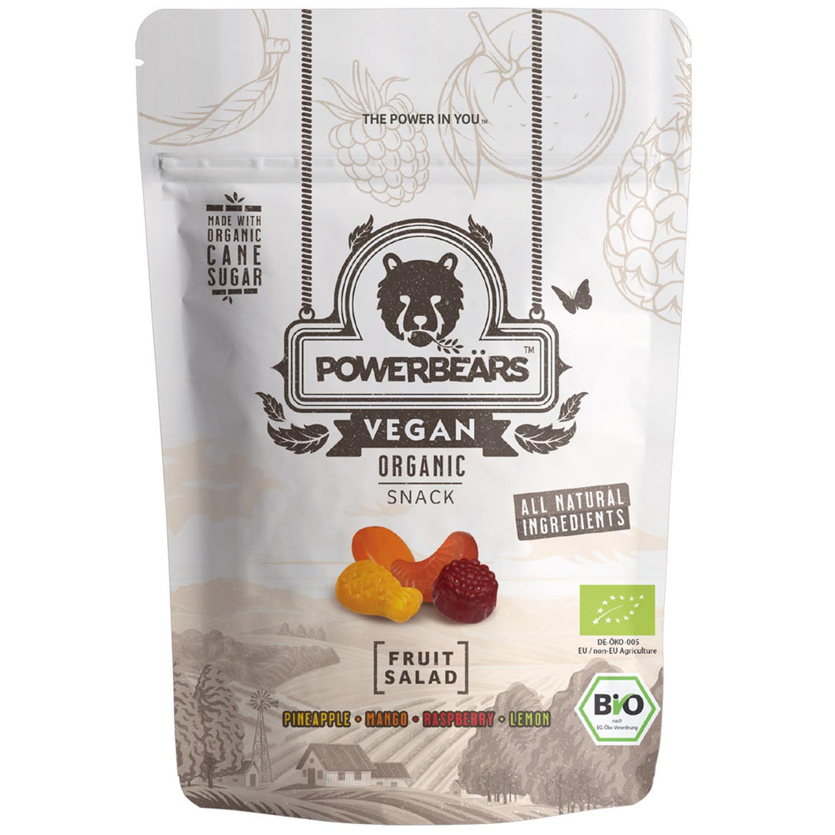 Vegan Snack, Fruit Salad, 100 Gm, Powerbear - powerbears