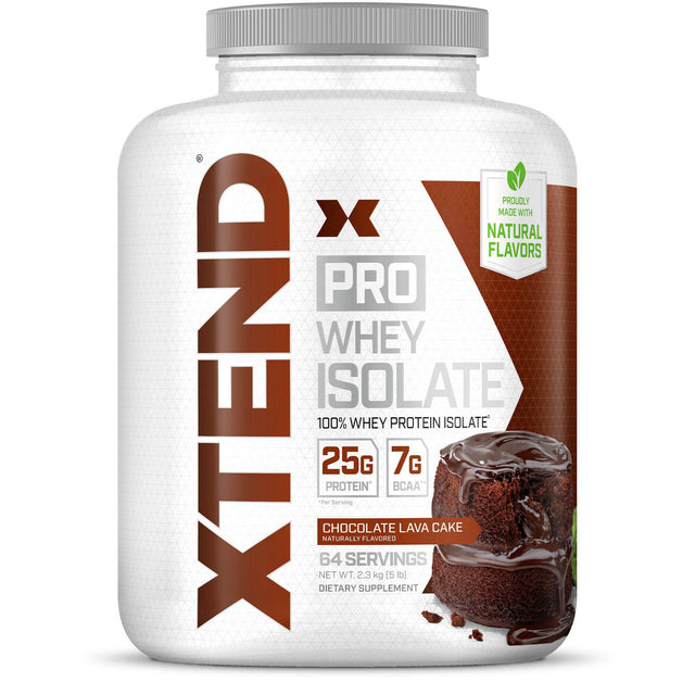 Xtend Pro Whey Isolate, 5 LB, Chocolate Lava Cake - Xtend