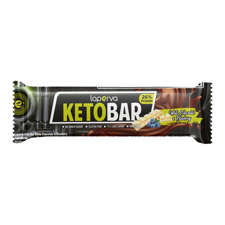 Keto Bar, White Chocolate & Blueberry, Laperva, 1 Bar - Laperva