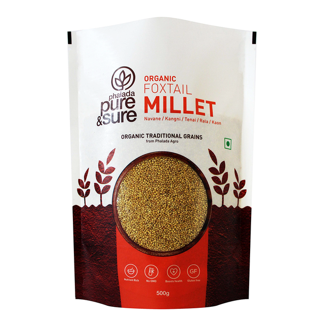 Pure & Sure Organic Foxtail Millet, 500 Gm - Pure & Sure