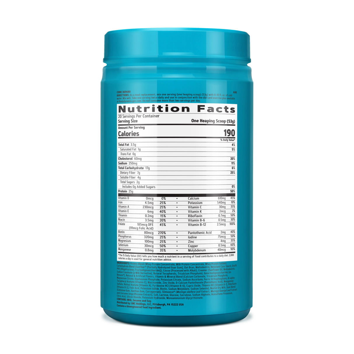 GNC Total Lean Lean Shake + Slimvance Caffeine Free - Chocolate Peanut Butter - welzo