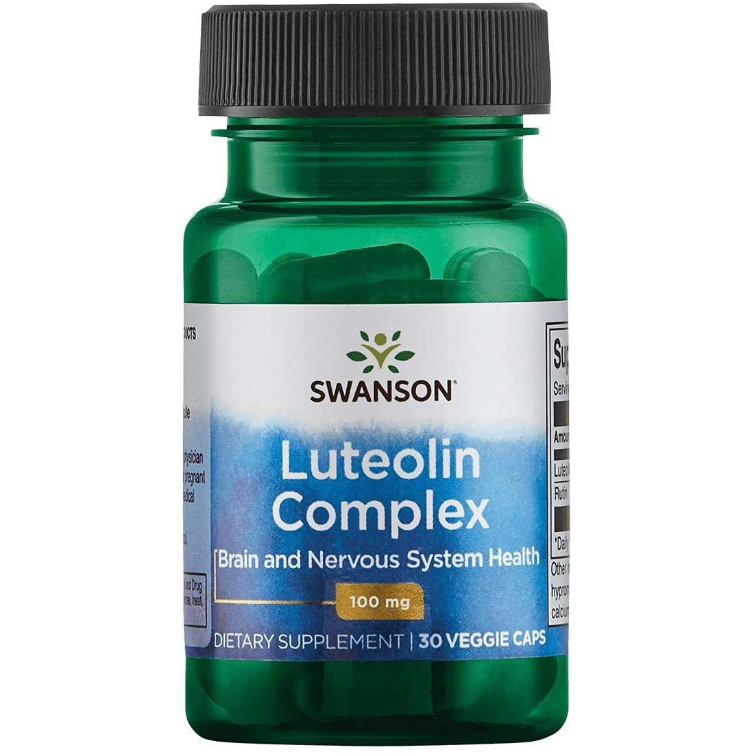 Swanson Luteolin Complex, 100 mg, 30 Veggie Capsules - Swanson