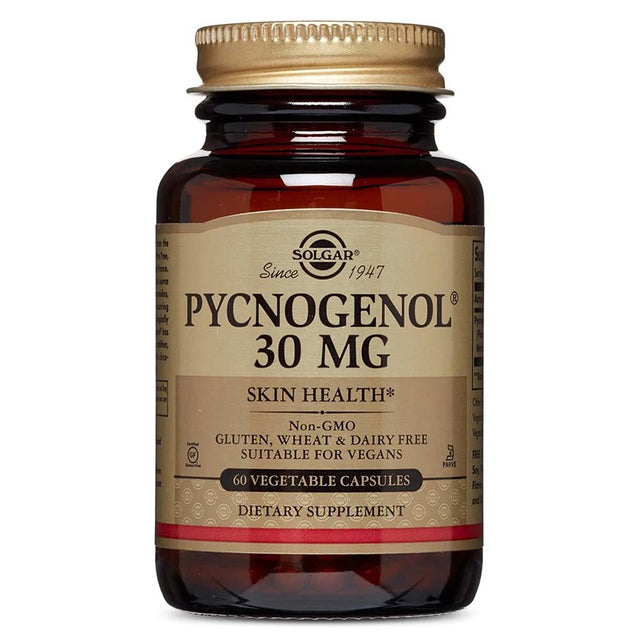 Solgar Pycnogenol, 60 Vegetable Capsules, 30 mg - Solgar