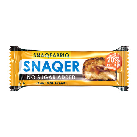 Snaq Fabriq Protein Snaqer Bar, Peanut & Caramel, 1 Bar - SNAQ FABRIQ