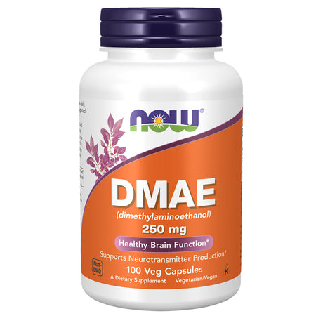 DMAE, 250 mg, 100 Veggie Capsules (Now) - Now