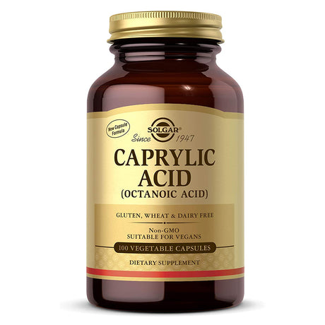 Caprylic Acid, Solgar 100 Capsules - Solgar