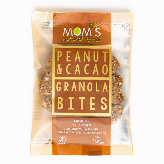 Peanut & Cacao Natural Granola Bites, Mom's, 1 Piece - Mom's Natural Foods