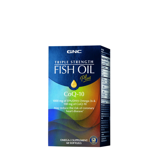 GNC Triple Strength Fish Oil Plus COQ-10 - welzo