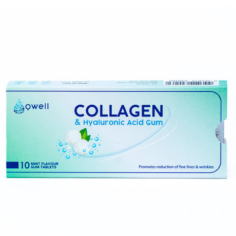 Qwell Collagen and Hyaluronic Acid Gummies, Mint, 10 - Qwell