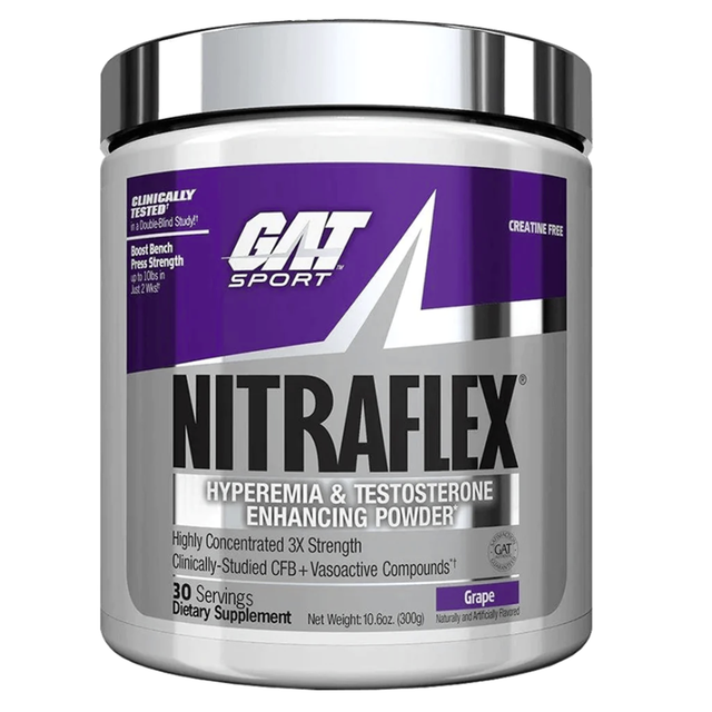 Gat Nitraflex Pre Workout, Grape, 30 Servings - GAT Sport