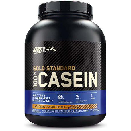 Optimum Nutrition Gold Standard 100% Casein, 4 LB, Chocolate Peanut Butter - Optimum Nutrition