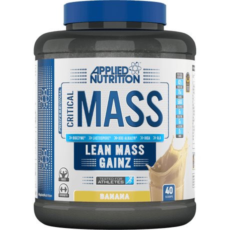 Critical Mass Lean Mass Gainz, Applied Nutrition, Banana, 2.45 Kg - Applied Nutrition