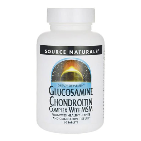 Source Naturals Complex Glucosamine Chondroitin with MSM, 60 Tablets - Source Naturals