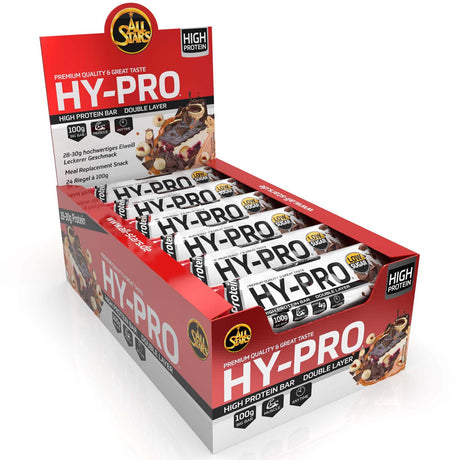 All Stars HY-Pro, Double Chocolate, Box of 24 Pieces - All Stars