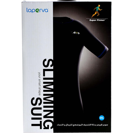 Laperva Slimming Suit, Black, 2 XL - Laperva