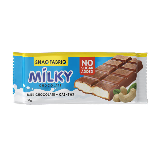 Snaq Fabriq Milk Chocolate With Milky Nut Filling, 55 G - SNAQ FABRIQ