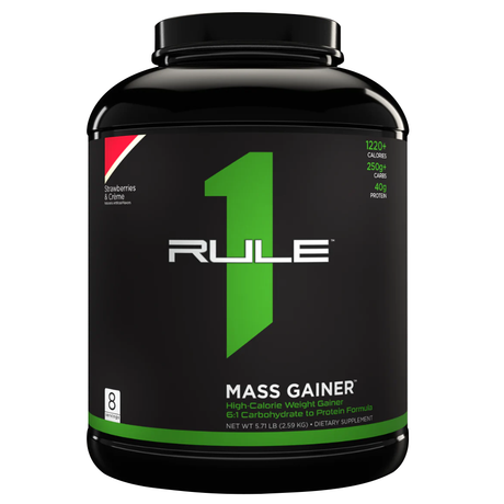 Mass Gainer, Strawberries Cream, 5.78 LB, Rule 1 - Rule 1