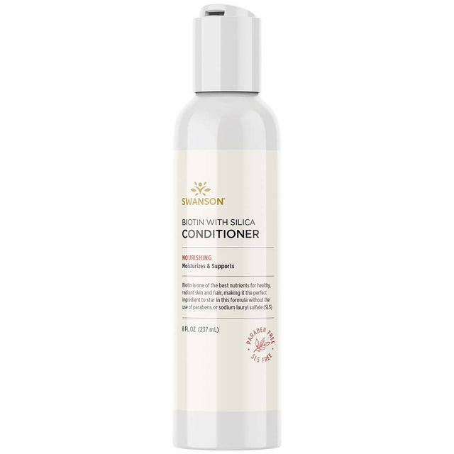 Swanson Conditioner with Biotin and Silica, 237 ml - Swanson