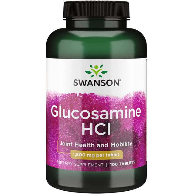 Swanson Glucosamine HCL, 1500 mg, 100 Tablets - Swanson