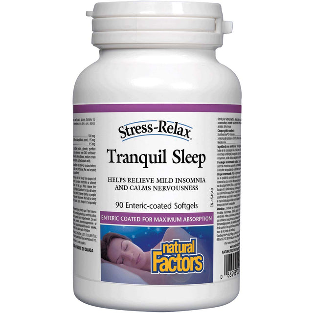 Tranquil Sleep, Natural Factors, 90 Softgels - Natural Factors