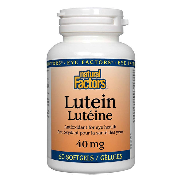 Lutein, 40 mg, 60 Softgels, Natural Factors - Natural Factors