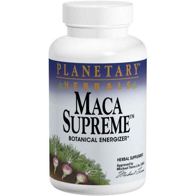 Planetary Herbals Maca Supreme, 600 mg, Veggie Capsules (100) - Planetary Herbals