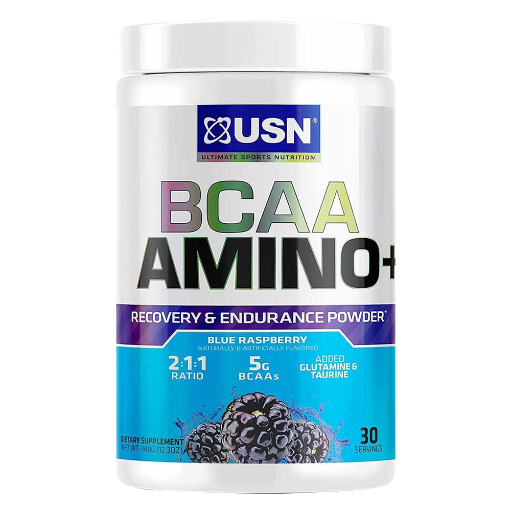 USN Amino Stim EAAs+Energy, Blue Raspberry, 30 Servings - USN