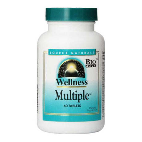 Source Naturals Wellness Multiple, 60 Tablets - Source Naturals