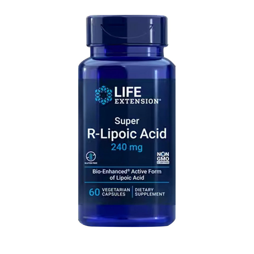 Super R-Lipoic Acid, 240 mg, Life Extension, 60 Veggie Capsules - Life Extension