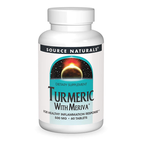 Naturals Source Turmeric with Meriva, 500 mg, 60 Tablets - Source Naturals