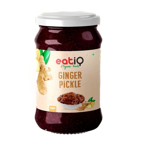 Eatiq Organic Foods Ginger Pickle, 200 gm - Eatiq Organic Food