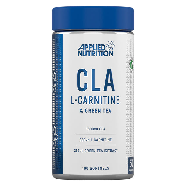 CLA L-Carnitine and Green Tea Applied Nutrition, 100 Softgels - Applied Nutrition