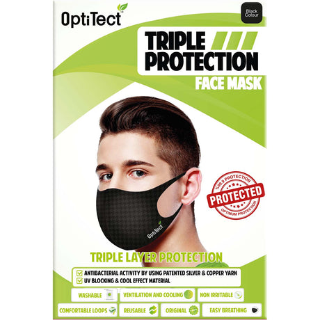 Optitect Reusable Antibacterial Face Mask (L) - Optitect