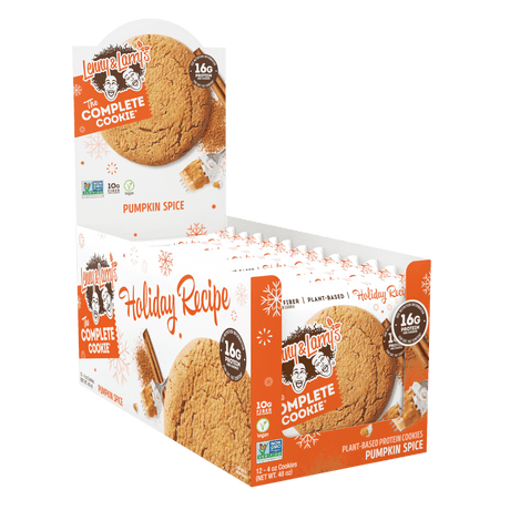 Box of 12 Pieces, Lenny & Larry’s Complete Cookies, Pumpkin Spice - Lenny & Larry’s