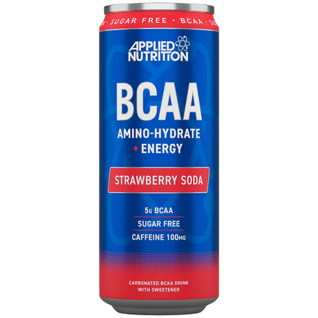 BCAA Amino Hydrate plus Energy, Strawberry Soda, Applied Nutrition, 1 Piece - Applied Nutrition