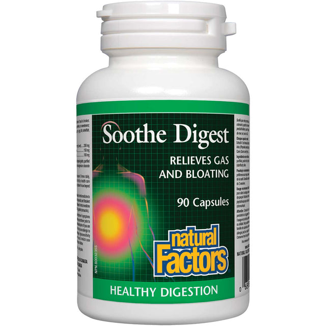 Natural Factors Digest Soothe, 90 Capsules - Natural Factors