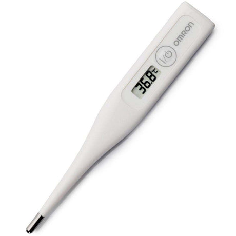 White Omron Eco Temp Basic Thermometer - Omron