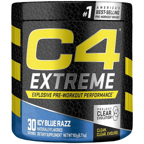 Cellucor C4 Extreme, Blue Raspberry, 30 servings - Cellucor