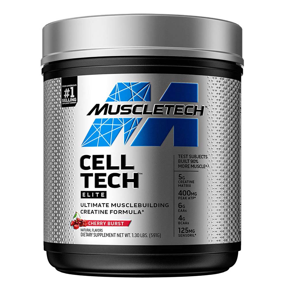 MuscleTech Cell Tech Elite Creatine Formula, Cherry Burst, 1.3 Lb - Muscletech