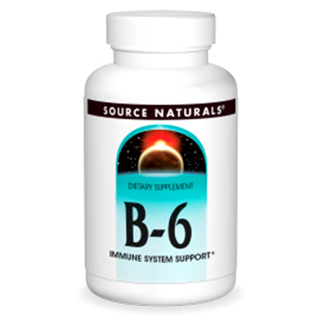 Source Naturals Vitamin B-6, 50 mg, 100 Tablets - Source Naturals