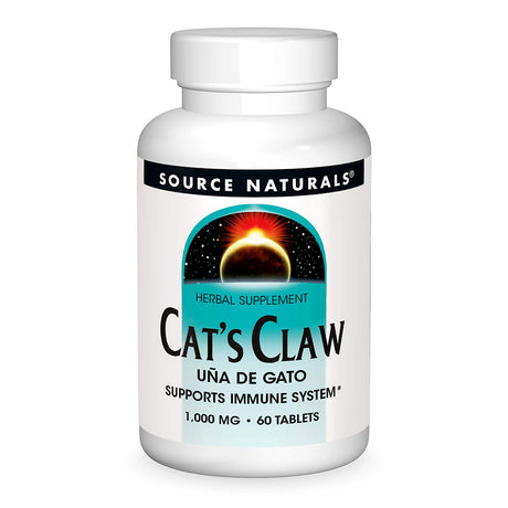 Cat's Claw Bark, 1000 mg, 60 Tablets - Source Naturals - Source Naturals