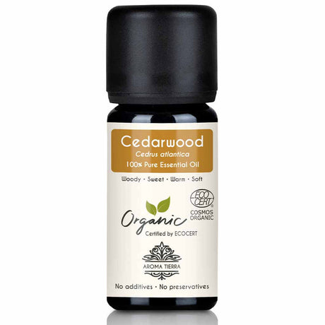 Organic Cedarwood Essential Oil, Aroma Tierra, 10 ML - Aroma Tierra