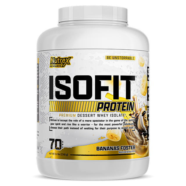 Nutrex Research Isofit, Banana Foster, 5 LB - Nutrex Research