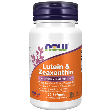 Now Lutein & Zeaxanthin, 60 Softgels - Now