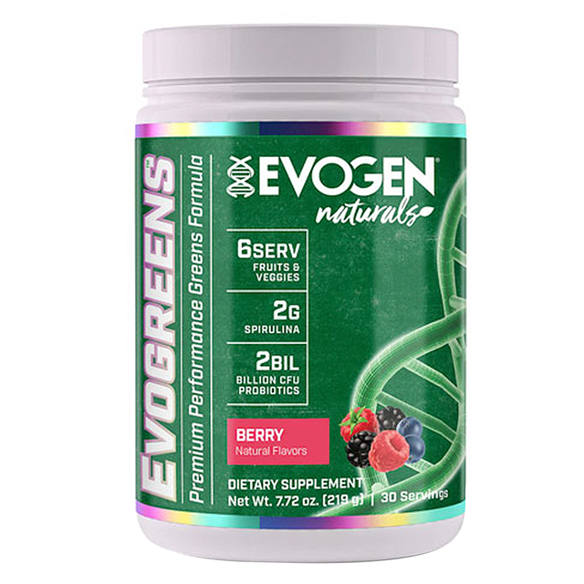 Evogen Nutrition Evogreens, Berry, 30 - Evogen Nutrition